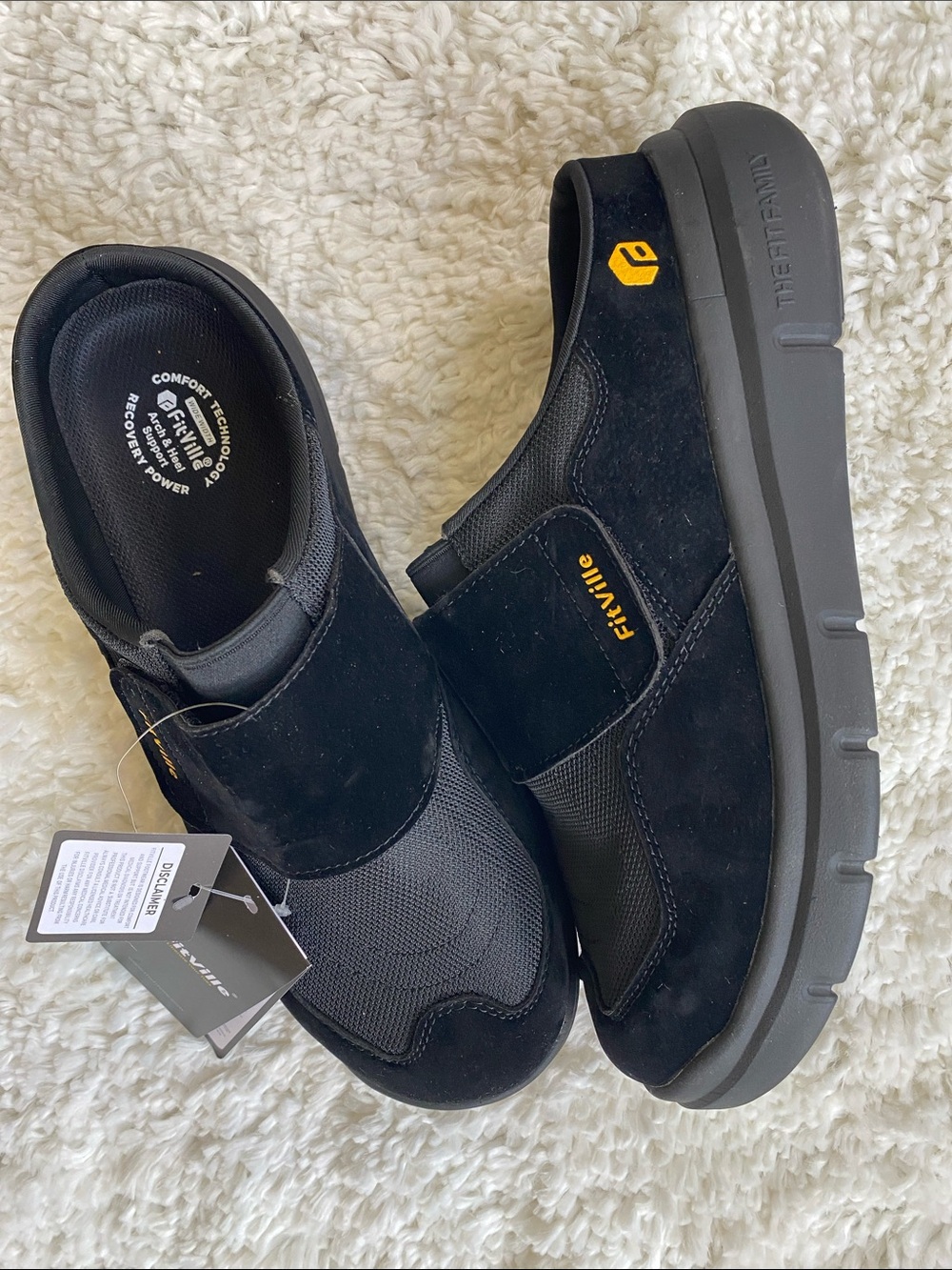 Men’s Black Slip-On Comfort Loafers